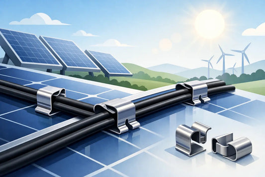 Stainless Steel Solar Cable Clips That Last