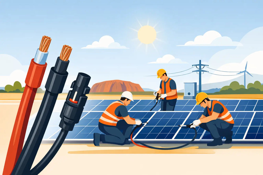 Solar DC Cable Selection for Australian PV Crews
