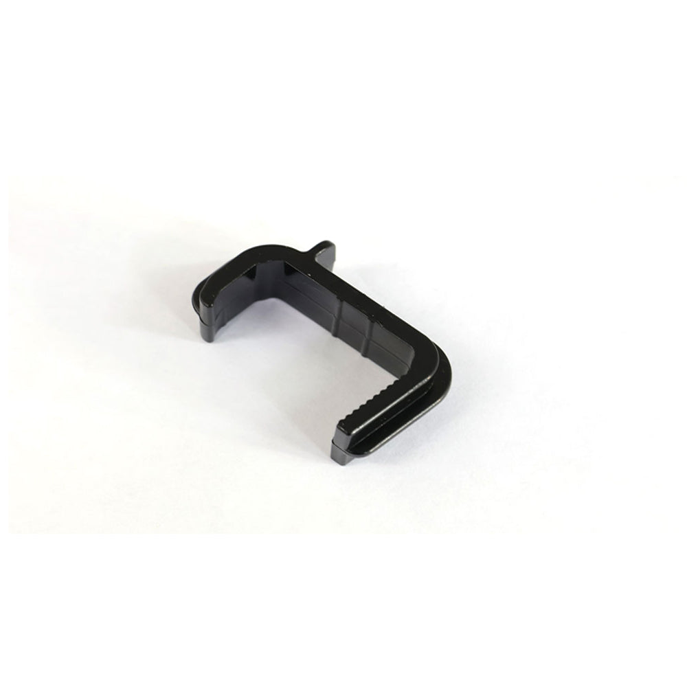 C Clips Bird Mesh Fasteners Clips 30mm in Black Small - 30pcs no mesh cutting