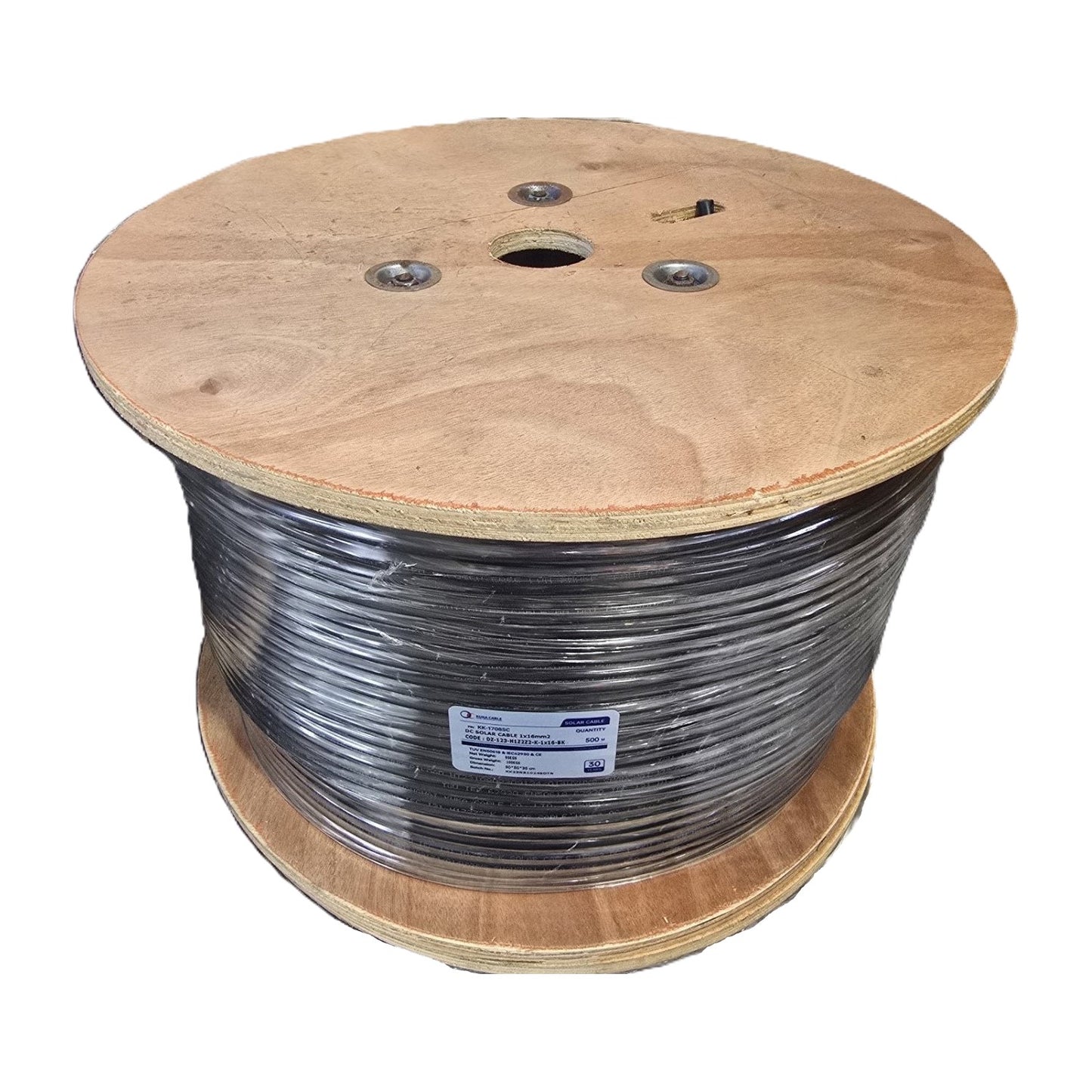 Solar DC Cable 16mm Single 500m IEC62930 - Single Roll