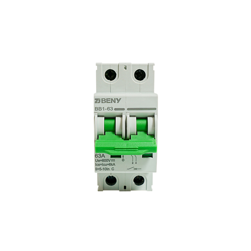 ZJ Beny DC Circuit Breaker BB1-63 600V 2P 32A
