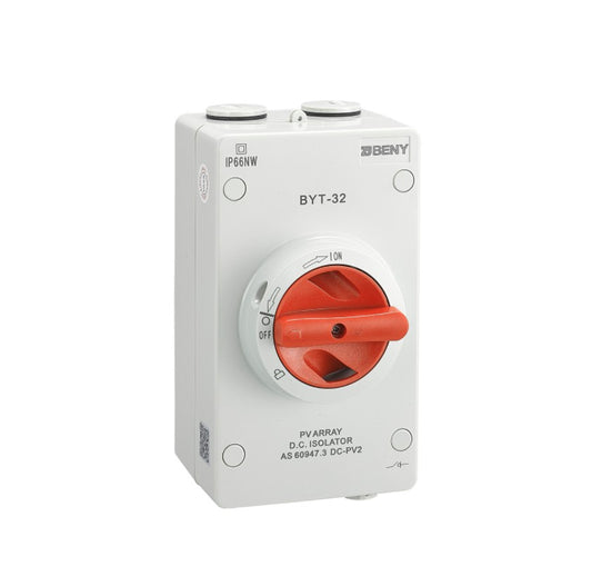 ZJ Beny 1200V 32A 4P DC Enclosed Isolator Switch ZJBeny BYT-32