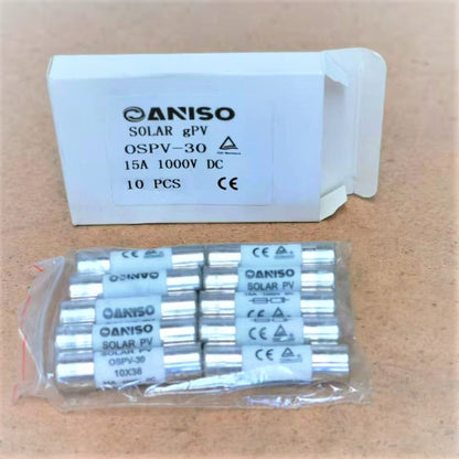 Oaniso Fuse 15a 10x38 - Pack of 10 Pcs