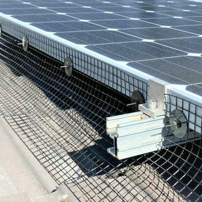 PVC Coated Stainless Steel Solar Panel Bird Mesh Bird Proofing Kit 160mm Wide 30m Long with 60 Fasteners